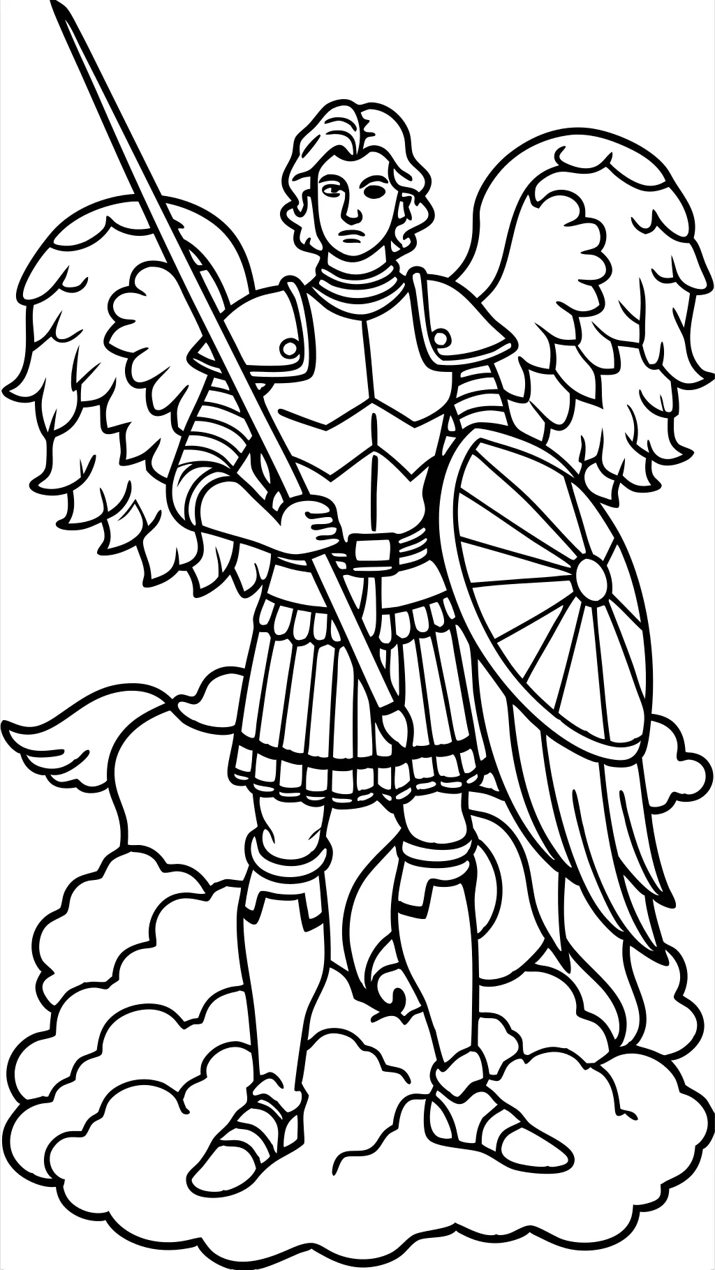 coloriage de St Michael